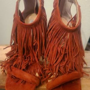 Suede fringe by Steve Madden